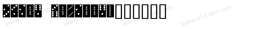 White Dominoes字体转换